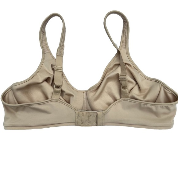 Bali Underwire Bra Size 38C Baige Nylon Spandex‎ Lightweight - Picture 2 of 7